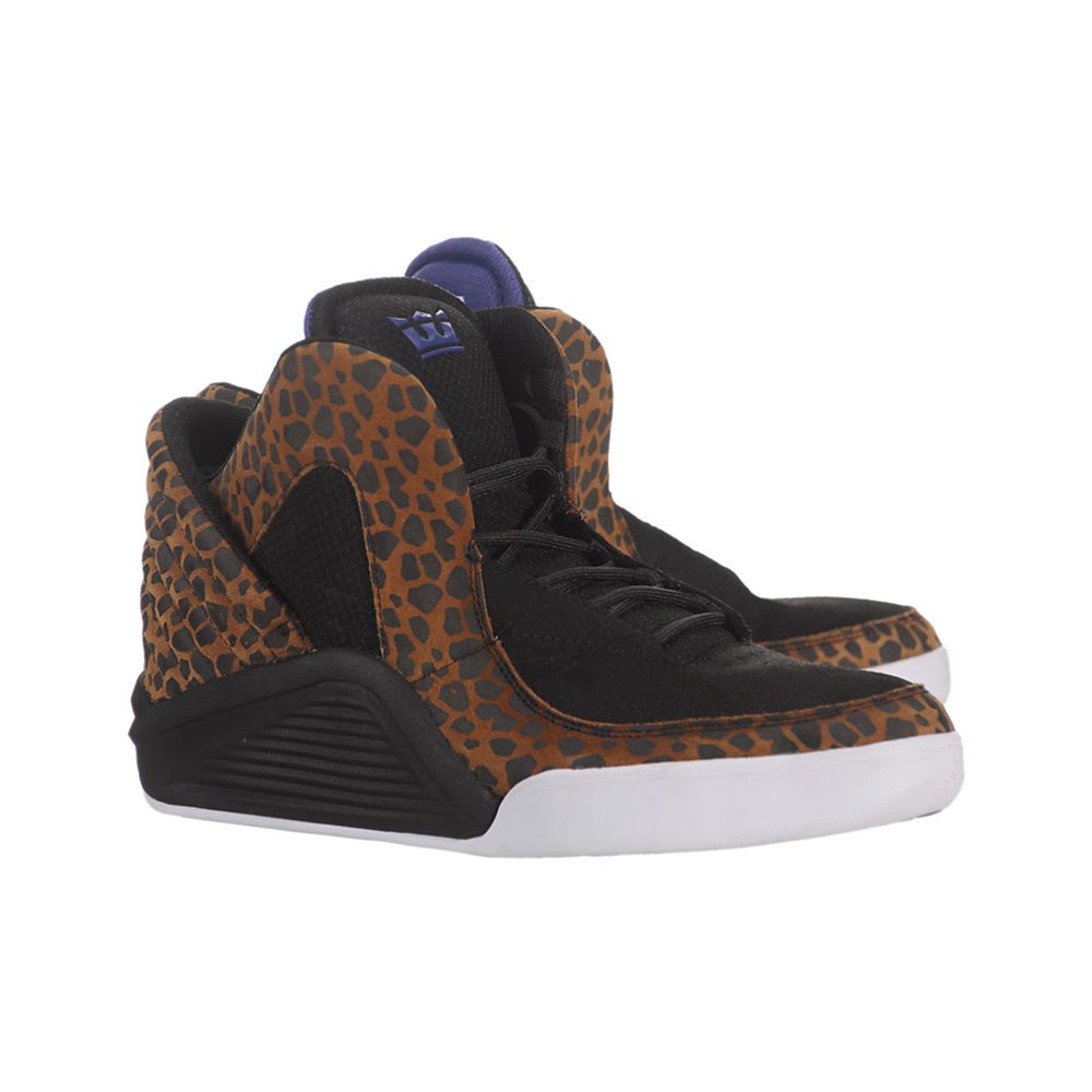 Baskets Supra Chimera x Lil Wayne Noir Leopard Black/Cheetah-Purple-Black Homme | YRV-55928551